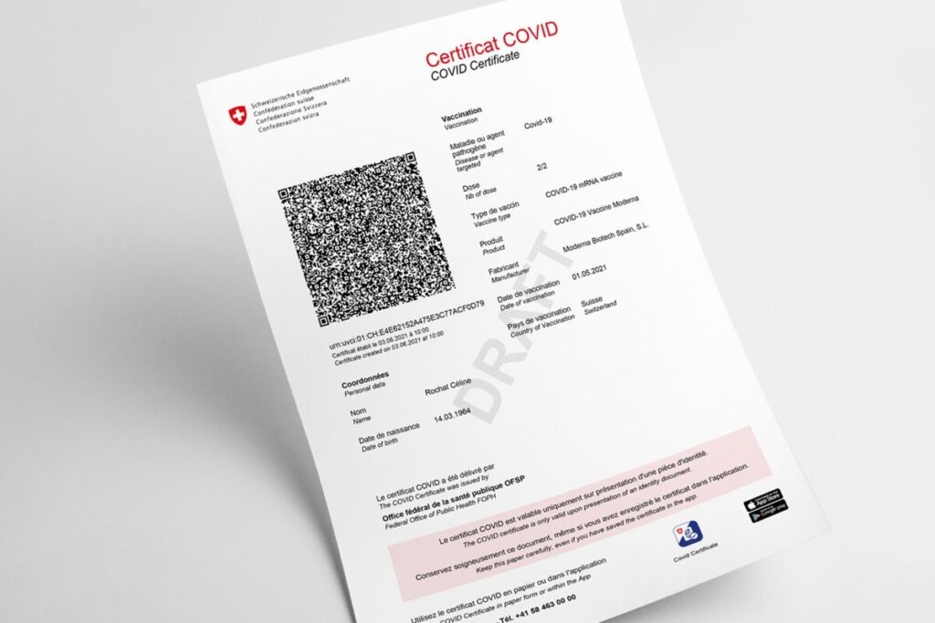 Certificat Covid